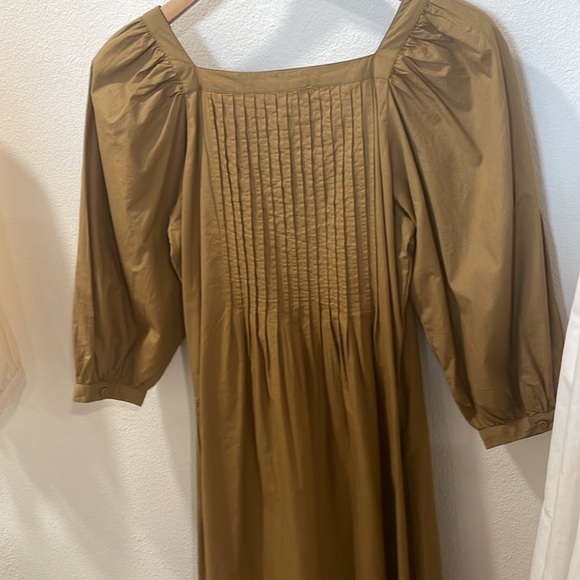 Corey Lynn Calter Claudia Pleat Neck Dress - Picture 8 of 9